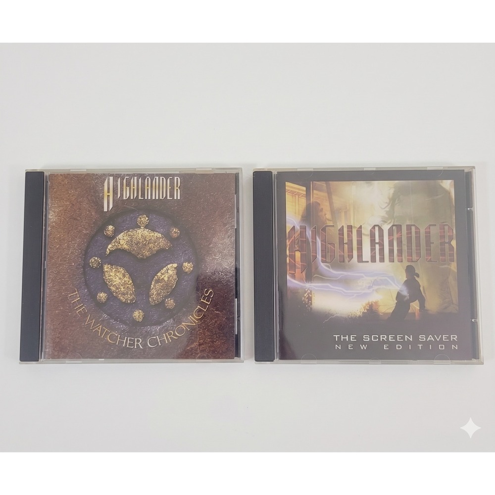 Highlander‎ The Watcher Chronicles & Screen Saver New Edition PC Mac 1996 1997